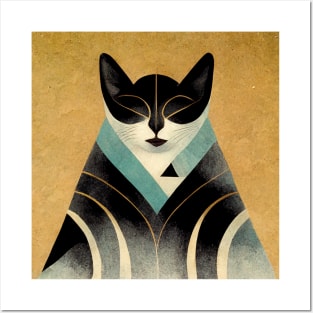 Meditating Cat Posters and Art